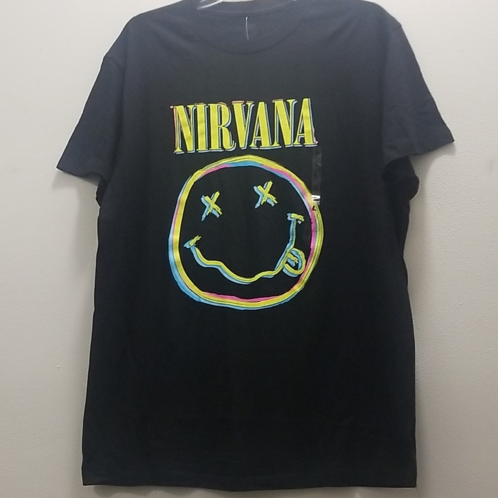 Nirvana Black Graphic T-Shirt